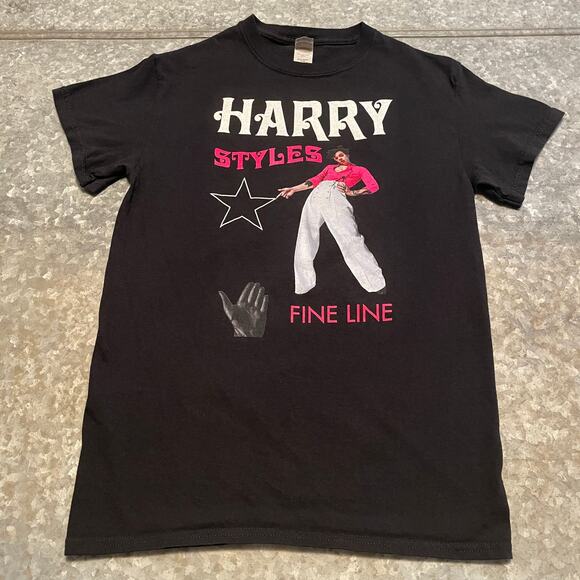 Harry Styles Fine Line Album Tee Shirt Small Concert Tour Music Festival Artist - Picture 1 of 8